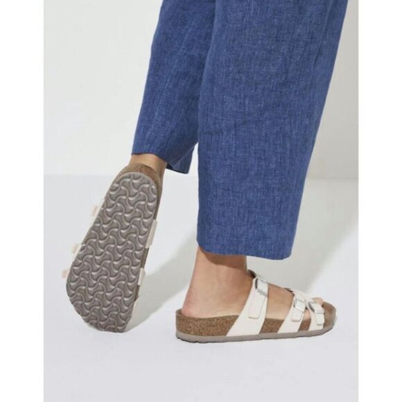 Birkenstock Franca Birkibuc Sandals Womens Size 10 Light Rose Regular Fit EU 41 - Picture 10 of 11